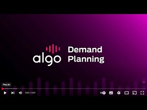 Algo Optimizes Supply Chains With Advanced Demand Planning Software