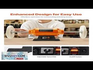 VEVOR 8" Bench Buffer Polisher 1 2 HP 1725RPM 3450RPM for Metal Jewelry Wood Review