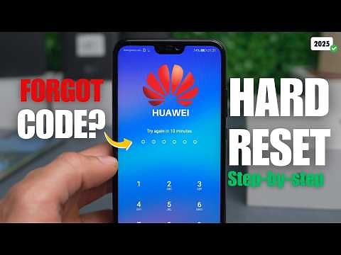 How to Hard Reset any Huawei Phone - Unlock Passcode & Factory reset