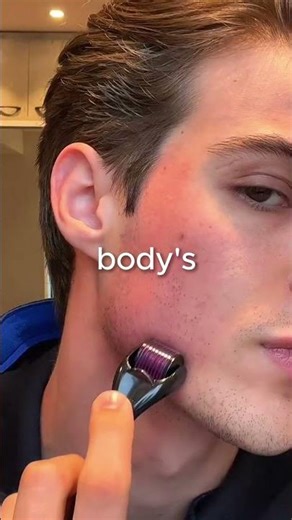 Why do they use a microneedle roller on the face?🤔