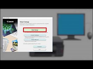 Connecting the printer and a computer - 1/4 (Windows) (G6000 series)