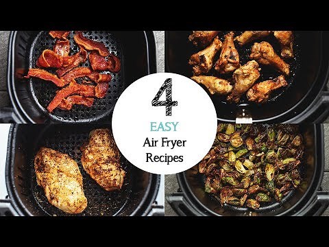 4 EASY Air Fryer Recipes for beginners!