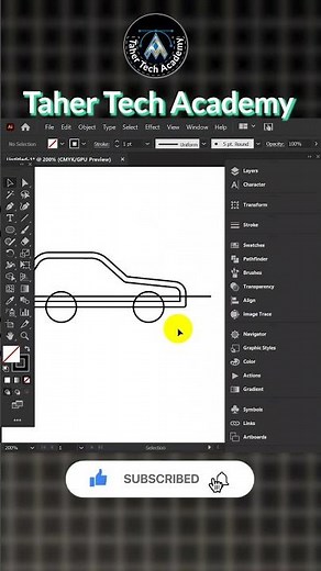 Flat Icon Design in Illustrato