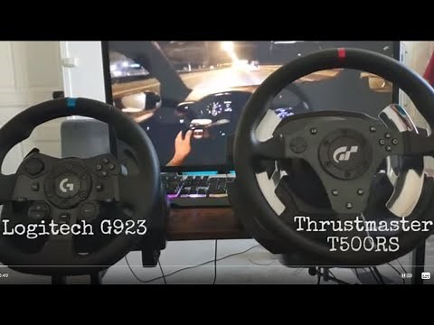[Comparatif] Logitech G923 VS. Thrustmaster T500RS 🔎