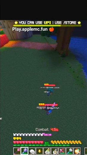 apple mc 🍎 Mace pvp is cooked 💀 #minecraft #mace #pvp #applemc