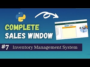 🔥#7 How to Create Inventory Management System with Database in Python | 0 to Hero Course | Billing🔥