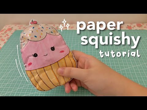 How to make paper squishies | step by step tutorial