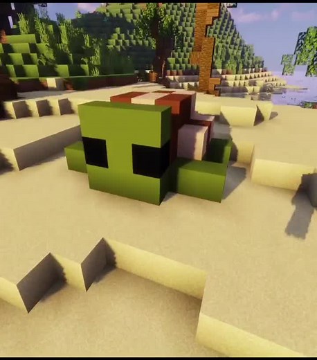 How to Create a Cute Turtle Statue in Minecraft