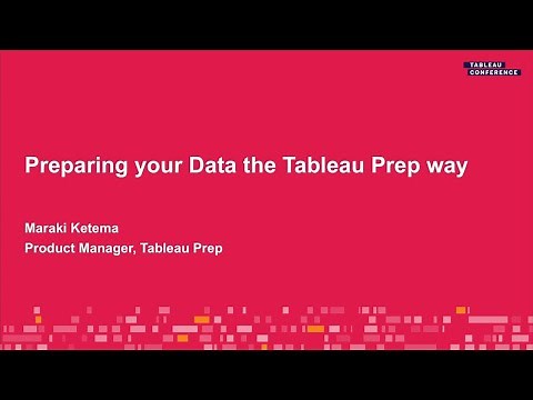 Preparing your data the Tableau Prep way