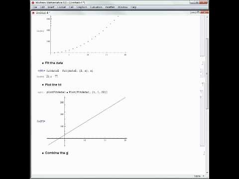 Hands-on Start to Mathematica 8: Complete Example