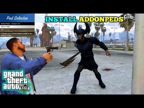 HOW TO INSTALL ADDONPEDS IN GTA 5 | PED SELECTOR | GTA 5 MODS 2025 | STEP BY STEP IN HINDI