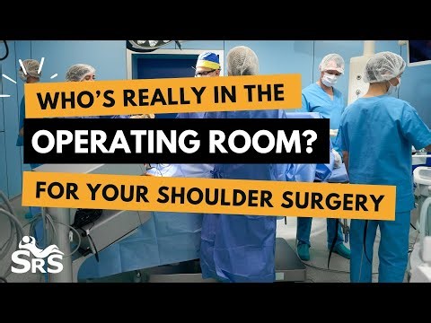Who's REALLY in the Operating Room During Shoulder Surgery? | Orthopedic Surgeon Explains