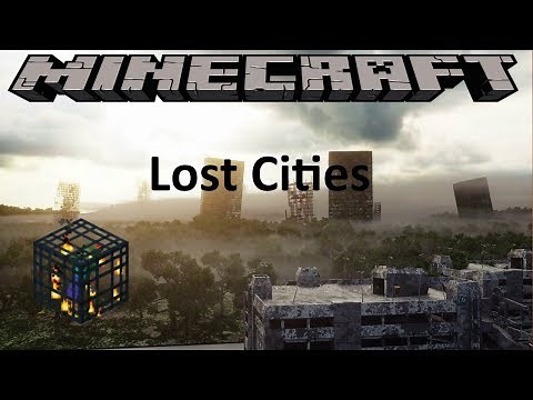 LOST CITIES MOD - MINECRAFT 1.12 (MOD SHOWCASE)