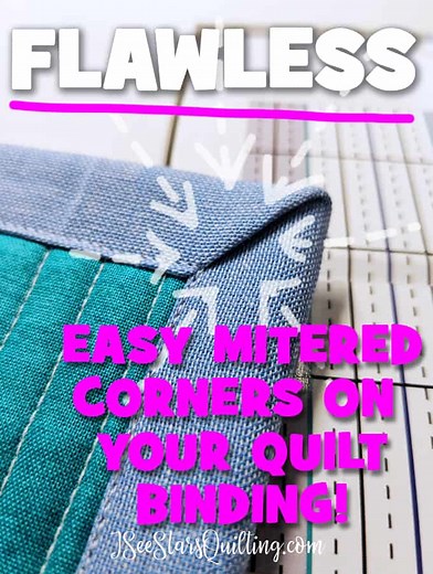 How To Create A Mitered Corner In Your Quilt Binding