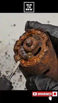 Restoring A Rusty 1980s Grinder To Brand New