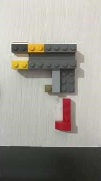 Building A Working Lego Gun In Under A Minute Without Technic!