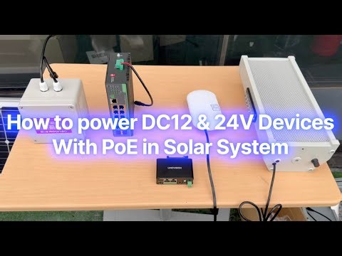 Solar Power Setup That Actually Works! Power over Ethernet!