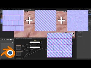 The BEST way to combine MULTIPLE normal maps in Blender!