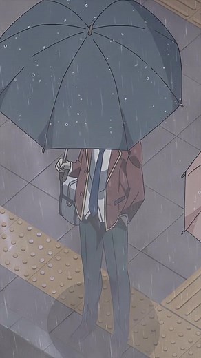 Aesthetic Rain Anime Wallpaper in 4K