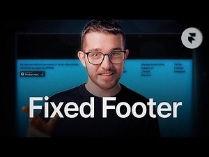 Framer Tutorial: Creating Fixed Footers (New Trend)