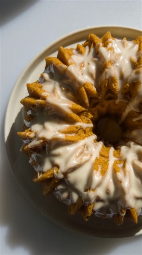 Celebrate Cakesgiving with this easy, cozy bake with big flavor. With a plush crumb, and nutty depth, this easy cake recipe bakes up perfectly in the Nordic Ware Cut Crystal Bundt Pan! Browned Butter Sweet Potato Bundt Cake with Bourbon Glaze Cake 1/2 cup butter 1 box Betty Crocker™ Delights Super Moist™ French Vanilla Cake Mix 1 can (15 oz) sweet potatoes in light syrup, drained and mashed (about 1 1/4 cup mashed) 1/4 cup water 2 large eggs 1 teaspoon ground cinnamon 1/4 teaspoon freshly grated