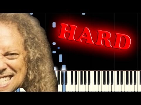 METALLICA - ENTER SANDMAN - Piano Tutorial