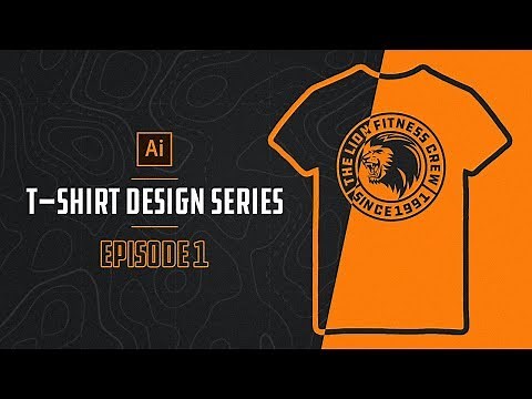 How To Make T-SHIRT DESIGNS In Illustrator (Episode 1)