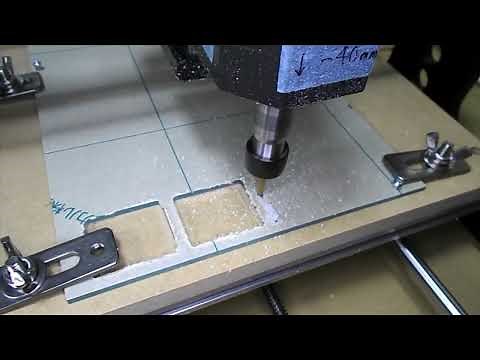 CNC 3018 PROのアクリル切削