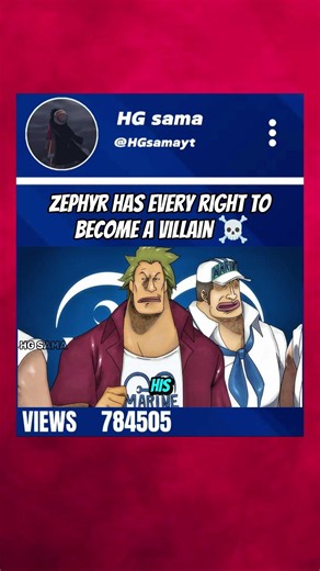 the reason why zephyr becomes villain #onepiece #zephyr #garp