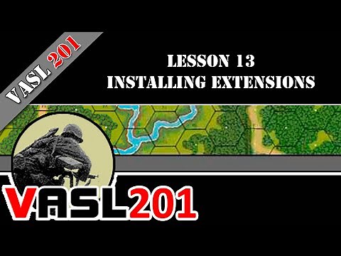 VASL 201 - Lesson 13 - Installing Extensions