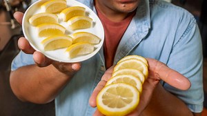 How to slice lemons for easy juicing