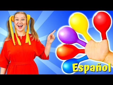 Familia de dedos con globos | Canciones Infantiles con Babanana