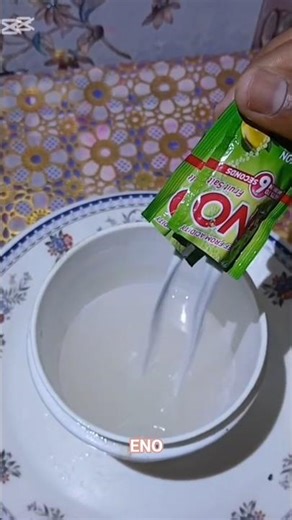 ENO 😱 reaction to water 😱 इनोरिएक्सन टु वाटर 😯 #experiment #viralvideo #shortvideo