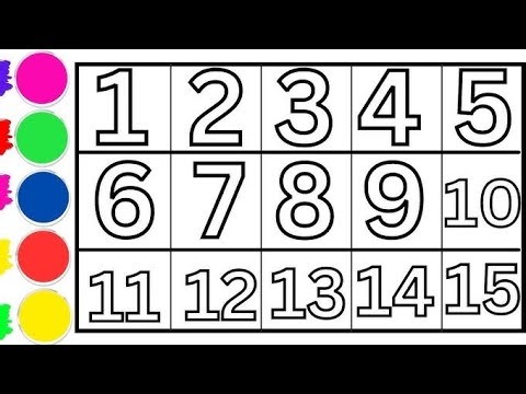 Learn Counting 1 to 15 for Kids | Numbers Song & Counting Practice for Toddlers | Preschool Learning
