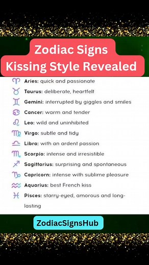 🔥 How YOUR Zodiac Sign Kisses! 😘✨ Which One Are You? Unlock the secrets of your zodiac sign’s kissing style! 💋 From passionate Scorpio smooches to sweet Libra cuddles, find out what the stars say about your love language. 🌟💫 Tag your partner or crush to see if they agree! 👀❤️️ ✨ **Comment below with your sign!** ✨ **Save for your next date night!** ✨ **Share & vibe with your squad!** 💃 #Zodiac #Astrology #KissStyle #ZodiacSigns #AstroTok #ZodiacLove #KissingHacks #RelationshipTips #Horosc