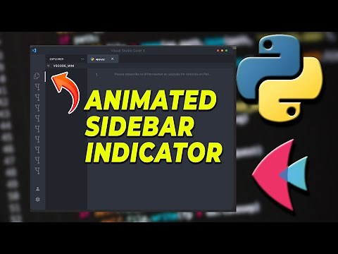 Python Flet Tutorial - How to create Sidebar with animated button indicator