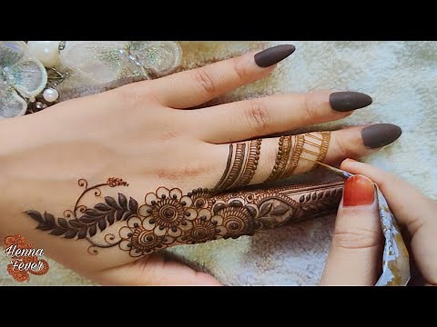 Trending Intricate Floral Bridal Fingers Mehndi Design | Step by Step Tutorial | Henna Fever