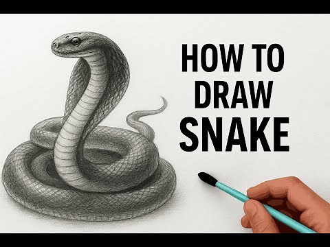 How to Draw Snake | Easy Snake Drawing Tutorial for Beginners