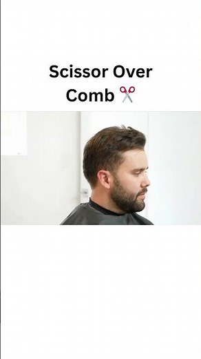 How To Scissor Over Comb | Step-by-Step Guide to Cutting Men's Hair with Scissors
