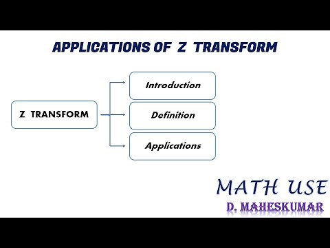 Applications of z transform