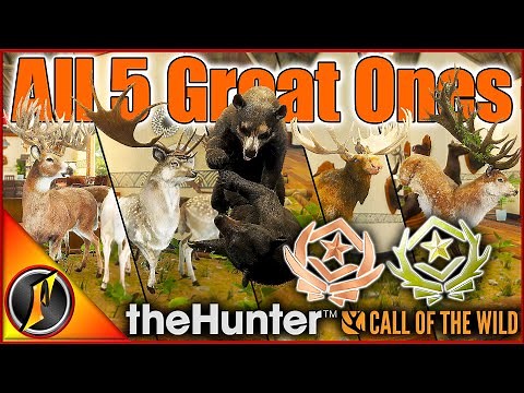 Great One Compilation! | ALL 5 Great One Species in theHunter Call of the Wild