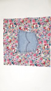 How to make recycled denim tote bag | sewing | easy | tutorial #craft #picture #recycle #post #bags #ideas #jeans #handmade | SisterQuilt