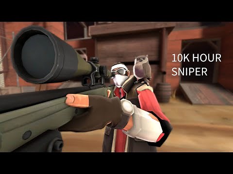 How to aim like a 10,000 Hour Sniper (TF2 Gameplay)
