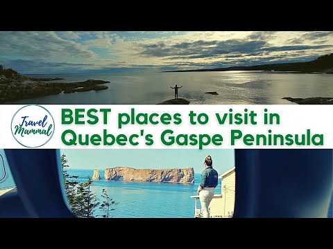 Amazing Places to Visit in Quebec's Gaspe Peninsula - Travel Video
