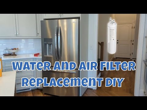 Frigidaire Gallery Fridge: How to Change Water Filter and Air Filter | DIY Guide RAF-2