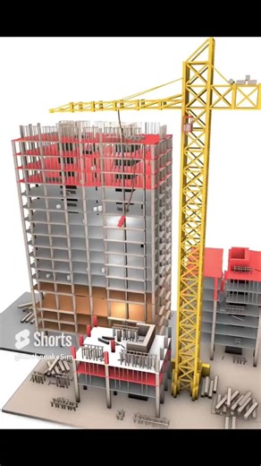 3D construction site earthquake collapse simulation! More than 200 videos on YouTube: