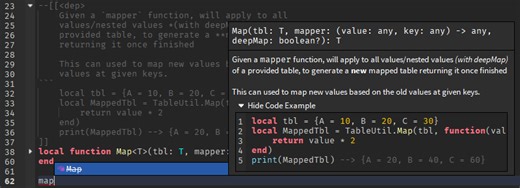Custom Function Comments V2 | Hidden Comment API, Markdown Support, and more!