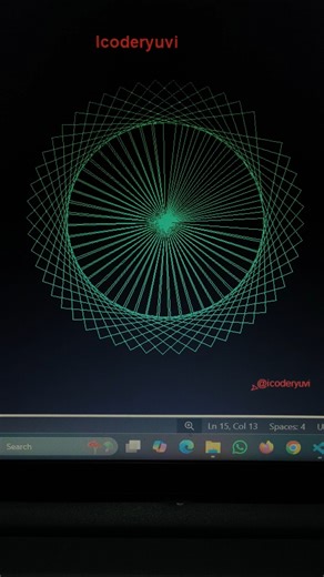 Using python turtle import 💥🔥#shorts #coding #python