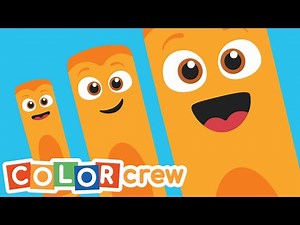 Toddler Learning Video | Color Crew - Orange | Draw | @BabyFirst Learn Colors, ABCs, Rhymes & More ​