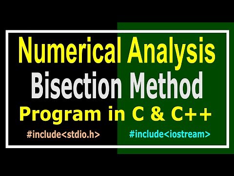 Lecture-06-Bisection Method using C & C++